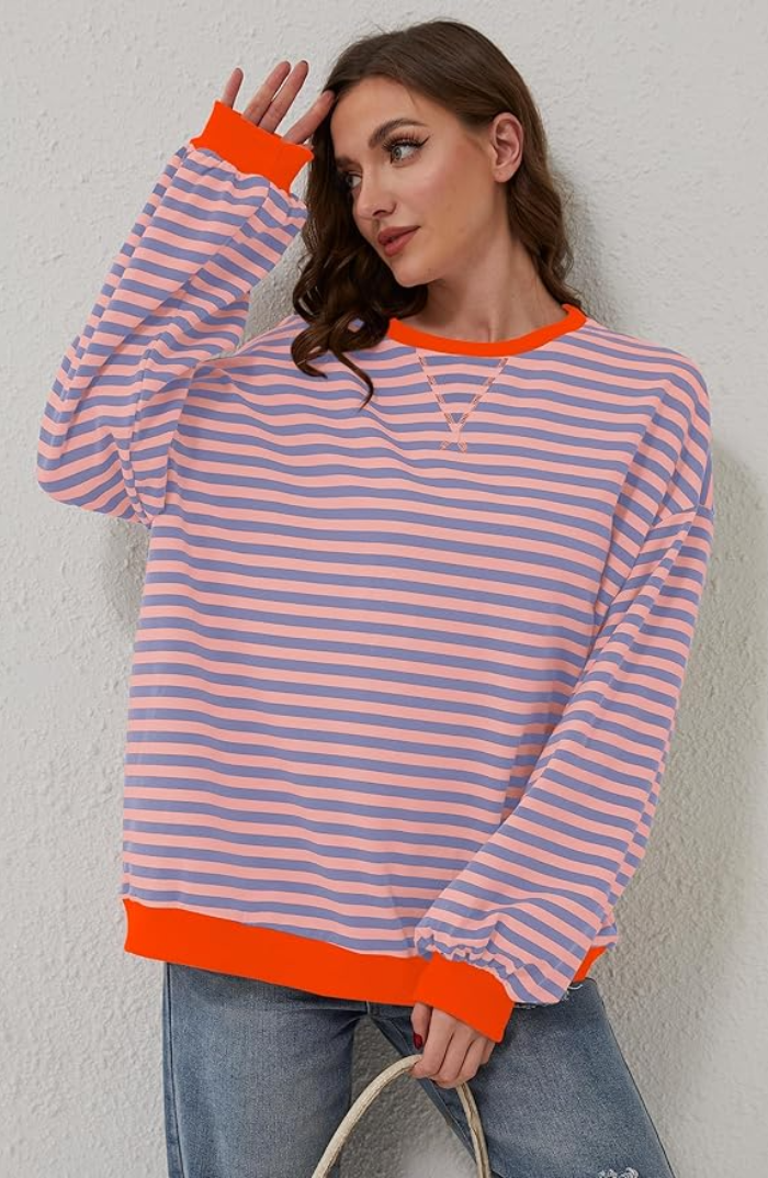 Lucy | Gestreifter Pullover